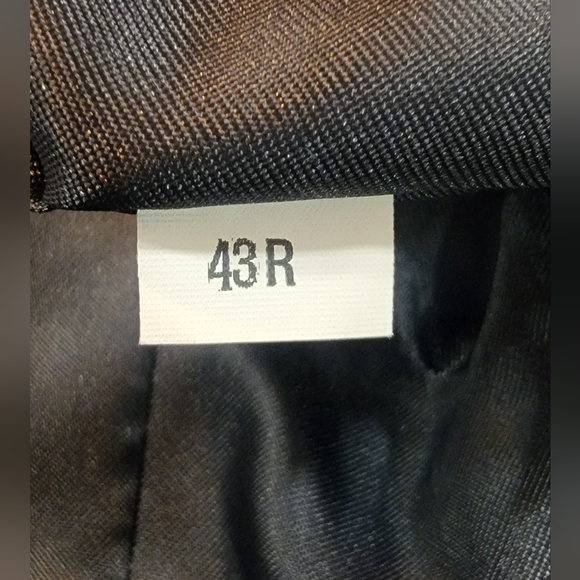 43R Men's Vintage Cashmere Touch Blazer Brownish Gray Wool/Cashmere Sport Coat - Picture 8 of 9